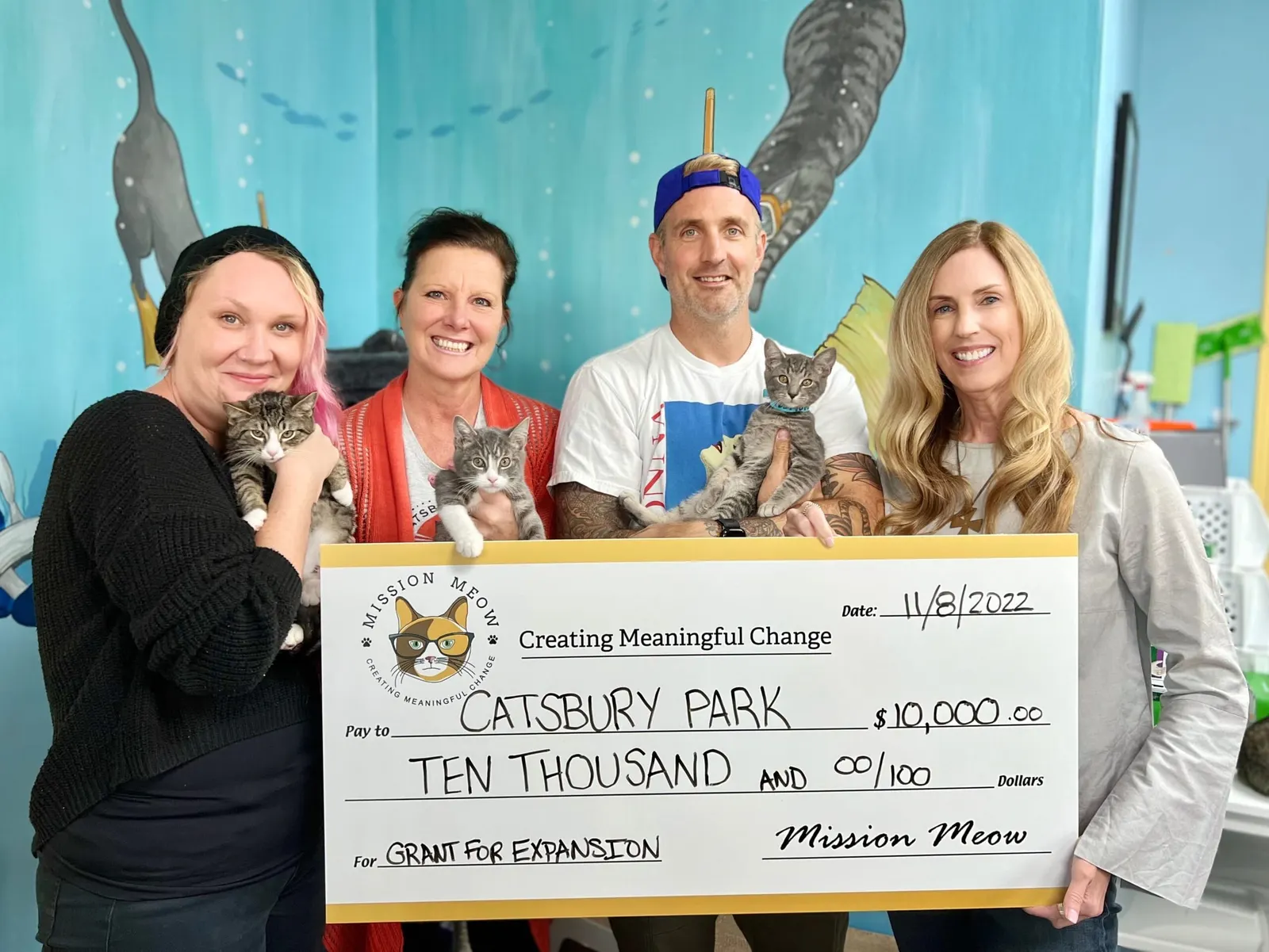 Photo from Mission Meow's post "Catsbury Park, Asbury Park NJ"
