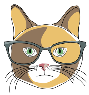 Cute DJ Cat With Glasses PNG Clipart Transparent Animal Clip